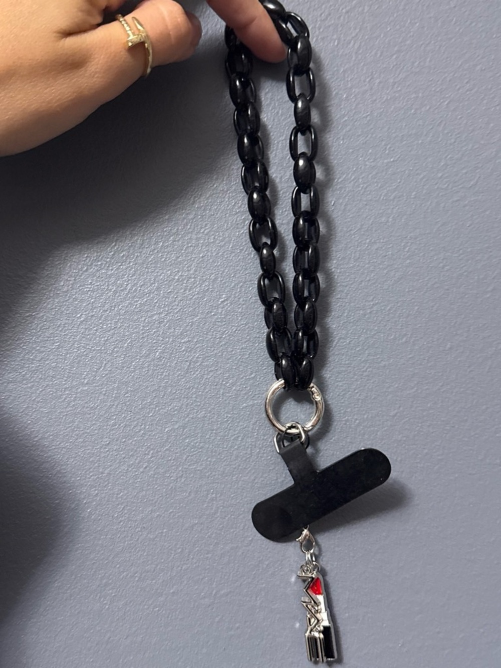 Rare Mac Phone Charm Wristle Chain with Charms